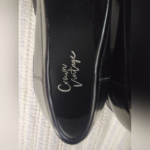 Black Heeled Loafers - Picture 4 of 5